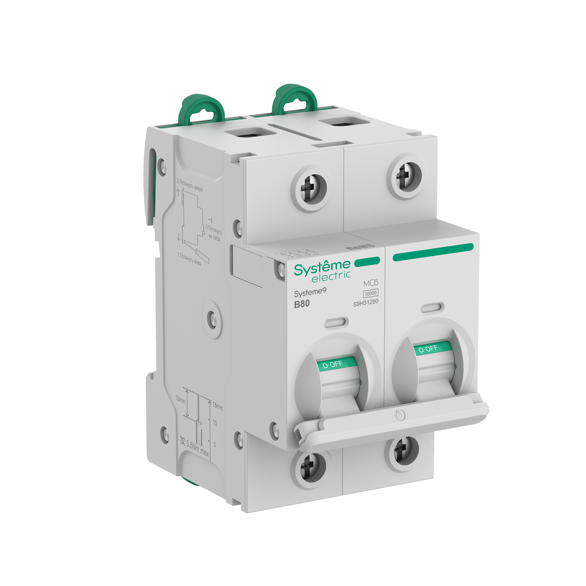 Автоматический выключатель 10 кА 2P