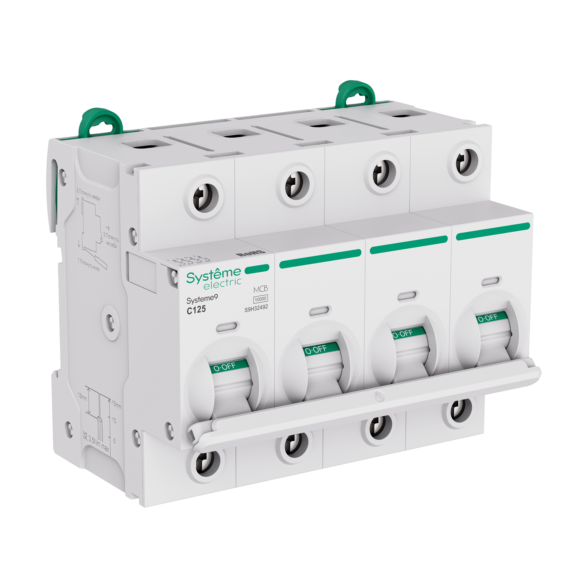 Автоматический выключатель 10кА 4P